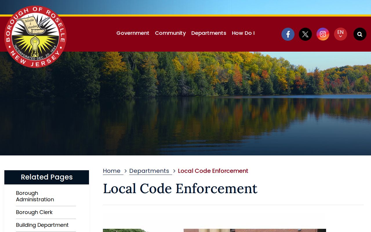 Roselle neighbors local code zoning and redevelopment route